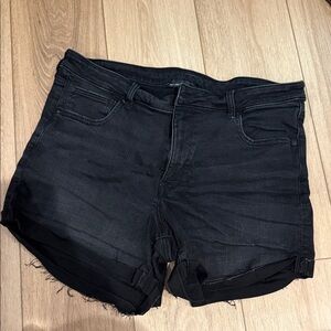 American Eagle Outfitters Black Jean Shorts